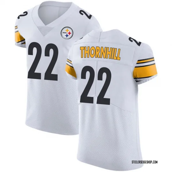 Men's Juan Thornhill Pittsburgh Steelers Elite White Vapor Untouchable Jersey