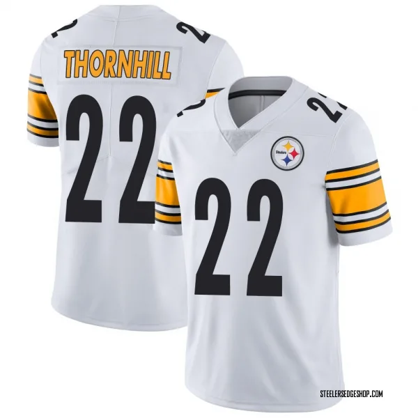 Men's Juan Thornhill Pittsburgh Steelers Limited White Vapor Untouchable Jersey