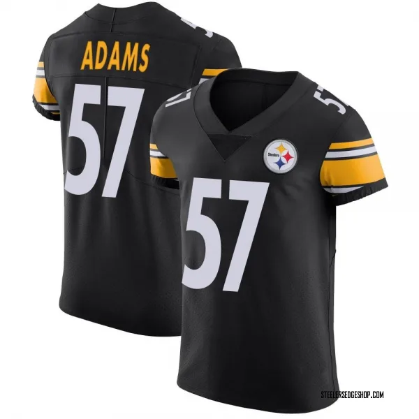Men's Montravius Adams Pittsburgh Steelers Elite Black Team Color Vapor Untouchable Jersey