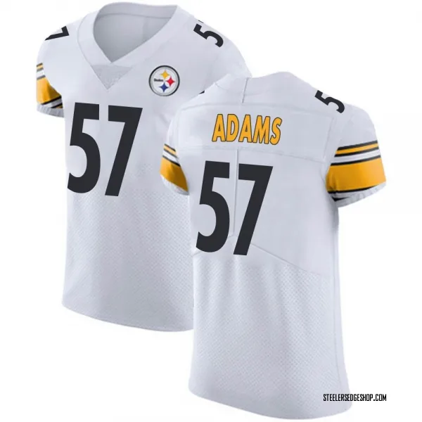 Men's Montravius Adams Pittsburgh Steelers Elite White Vapor Untouchable Jersey