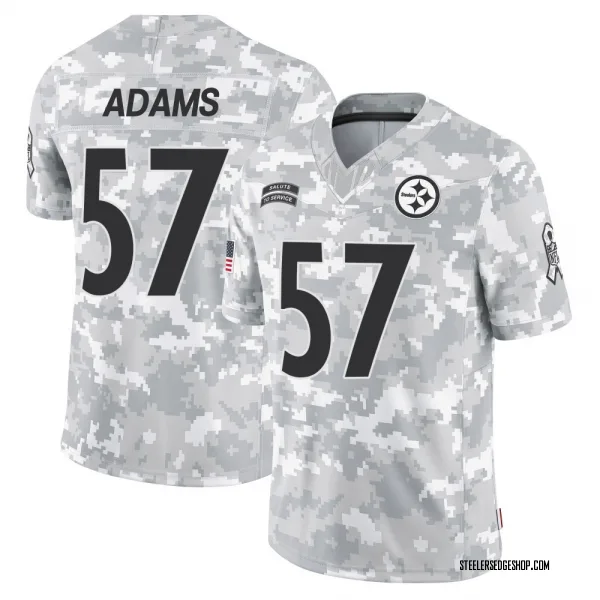 Men's Montravius Adams Pittsburgh Steelers Limited Arctic Camo 2024 Salute to Service Jersey