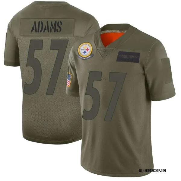 Men's Montravius Adams Pittsburgh Steelers Limited Camo 2019 Salute to Service Jersey