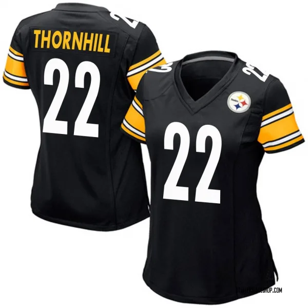 Women's Juan Thornhill Pittsburgh Steelers Game Black Team Color Jersey