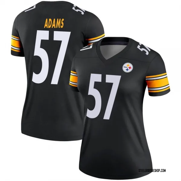 Women's Montravius Adams Pittsburgh Steelers Legend Black Jersey