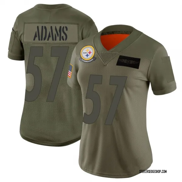 Women's Montravius Adams Pittsburgh Steelers Limited Camo 2019 Salute to Service Jersey