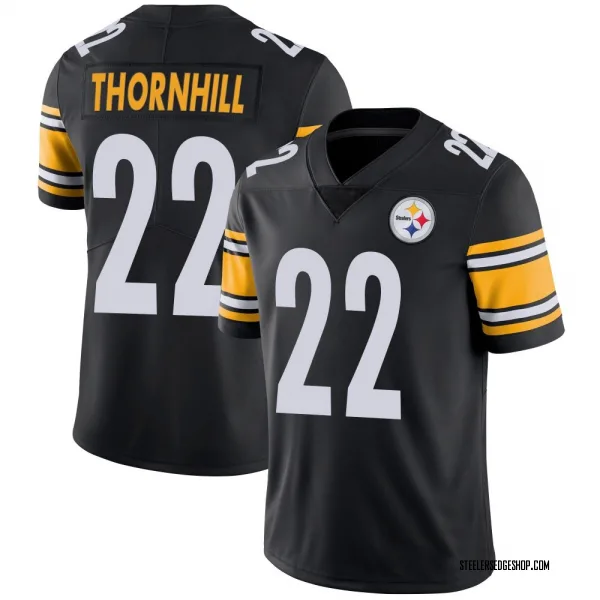 Youth Juan Thornhill Pittsburgh Steelers Limited Black Team Color Vapor Untouchable Jersey