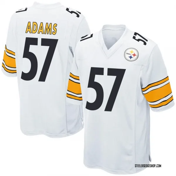 Youth Montravius Adams Pittsburgh Steelers Game White Jersey