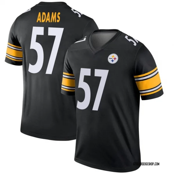 Youth Montravius Adams Pittsburgh Steelers Legend Black Jersey