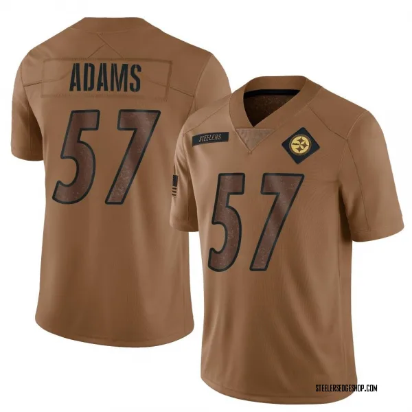 Youth Montravius Adams Pittsburgh Steelers Limited Brown 2023 Salute To Service Jersey