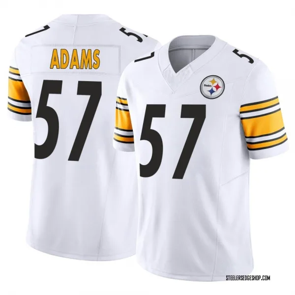 Youth Montravius Adams Pittsburgh Steelers Limited White Vapor F.U.S.E. Jersey